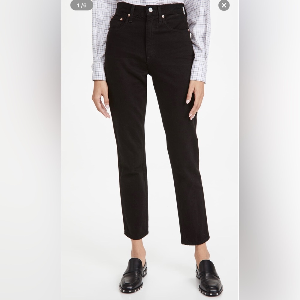 TRAVE Denim - Black Kai High Rise Cigarette - Size 30